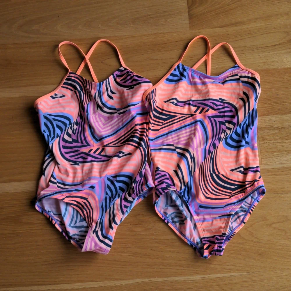 Set of 2 Matching Girl's Nike Swim Suits